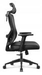 Fotel biurowy ergonomiczny Hell's Chair HC-1041 Czarny Ekoskóra Premium